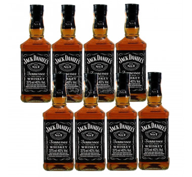 Kit 8 Whisky Jack Daniel'S Old No.1 Original 375ml Uísque