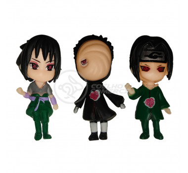 Boneco Action Figure Brinquedo Miniatura Sasuke Uchiha